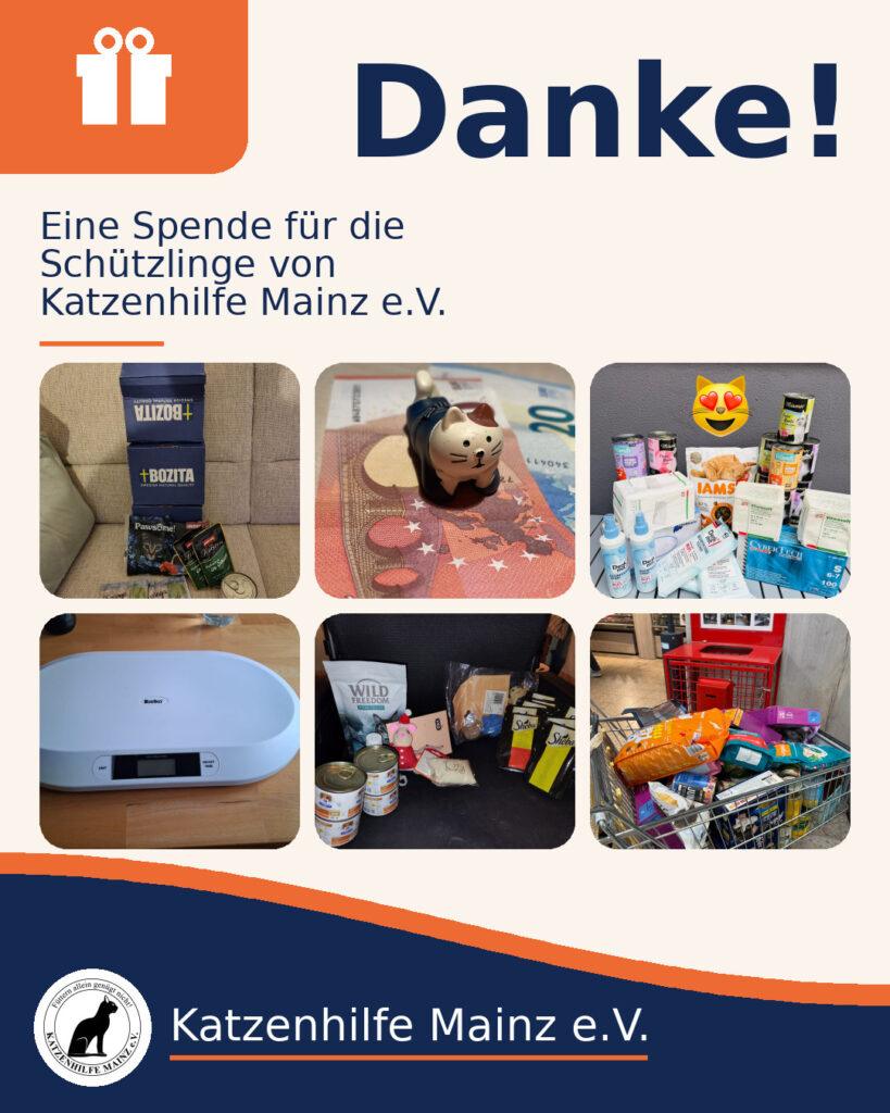 Danke für die zahlreichen Spende!