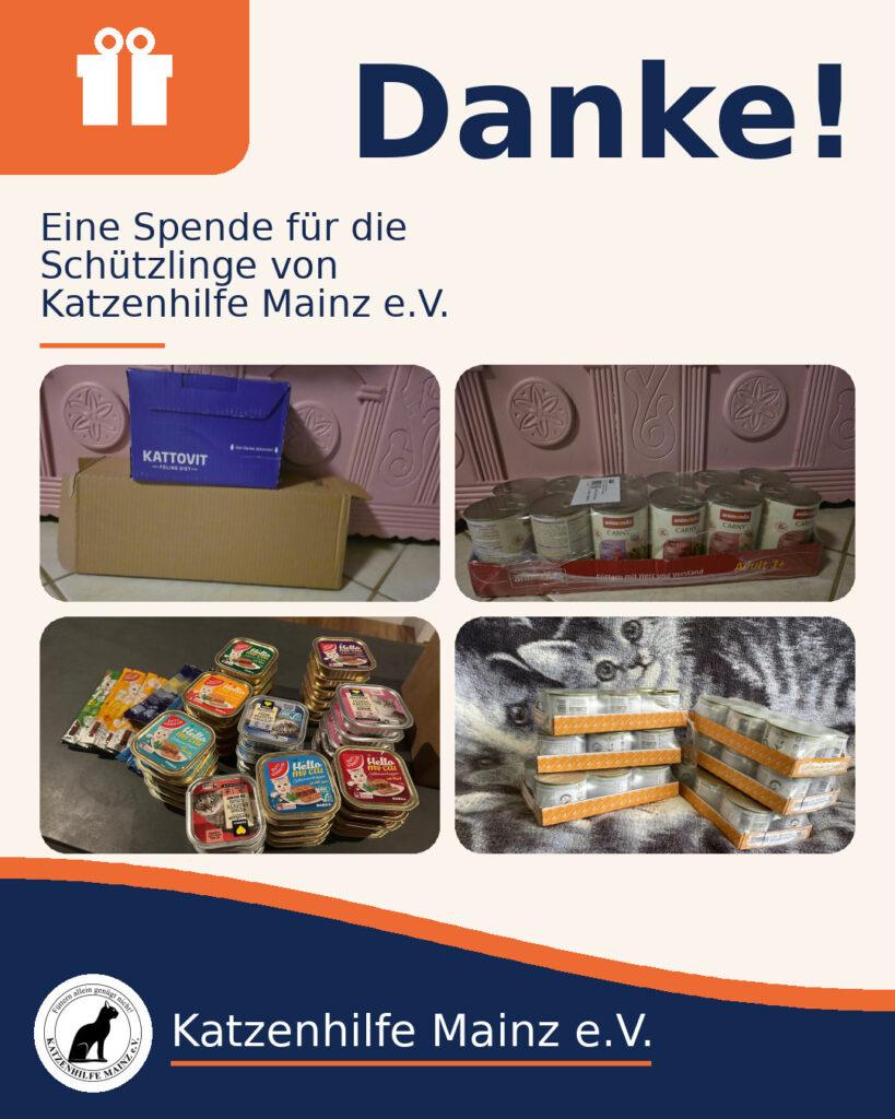 Danke für die Spende!
